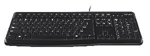 Logitech Keyboard K120 for Business - Standard - Wired - USB - QWERTY - Black